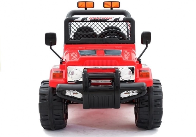 Red Battery-Powered Off-Road Vehicle