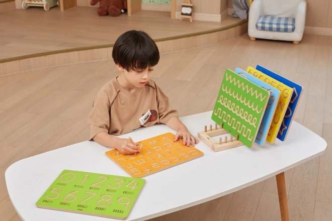 Wooden Shape Learning Board