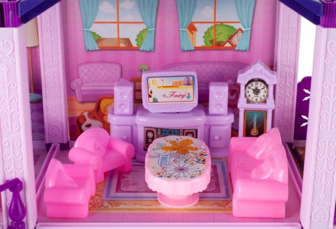 Dollhouse with Ponies Villa