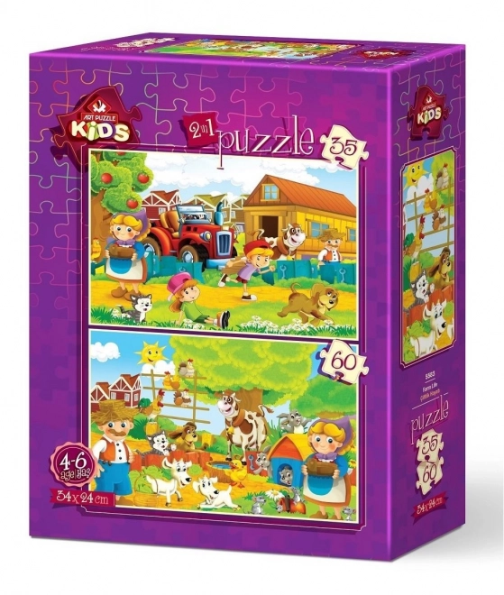 Farm Life Puzzle Set