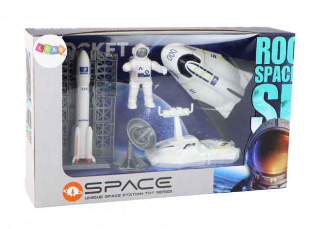 Space Mission Playset with Rocket and Astronaut