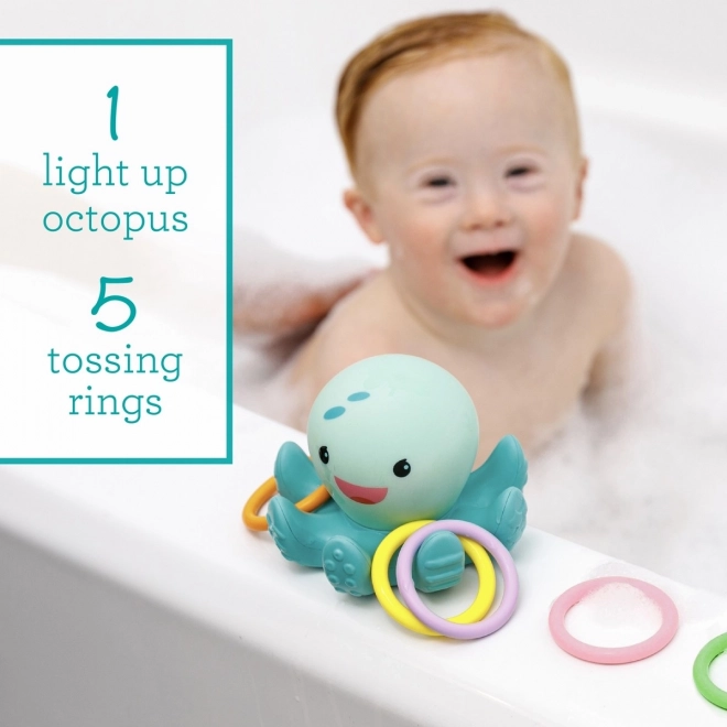 Infantino Glow-in-the-Dark Bath Octopus