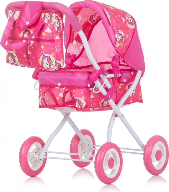 Deep Stroller for Dolls Emily Unicorns by Chipolino