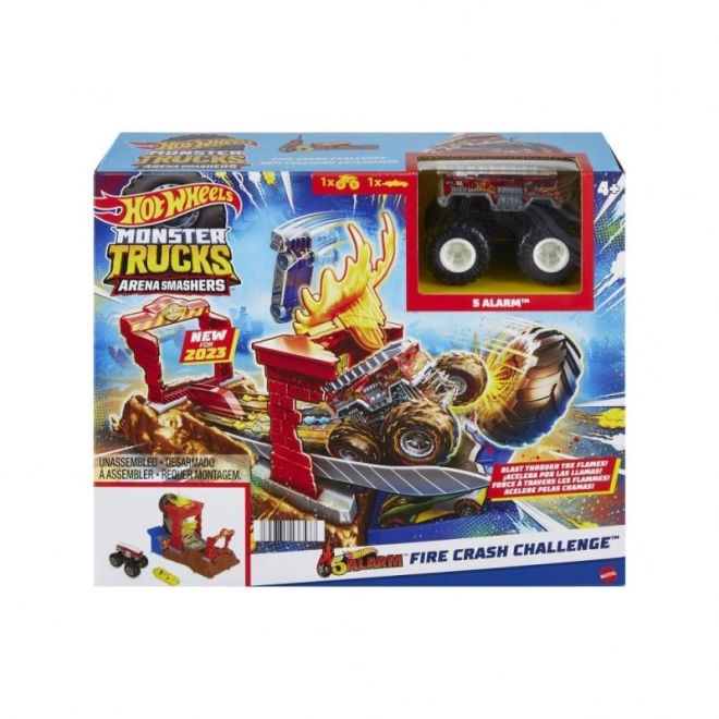 Hot Wheels Monster Trucks Arena Racing Challenge Playset