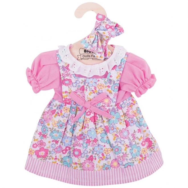 Pink Floral Doll Dress for 38cm Dolls