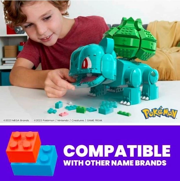 Mega Pokémon Jumbo Bulbasaur Building Set