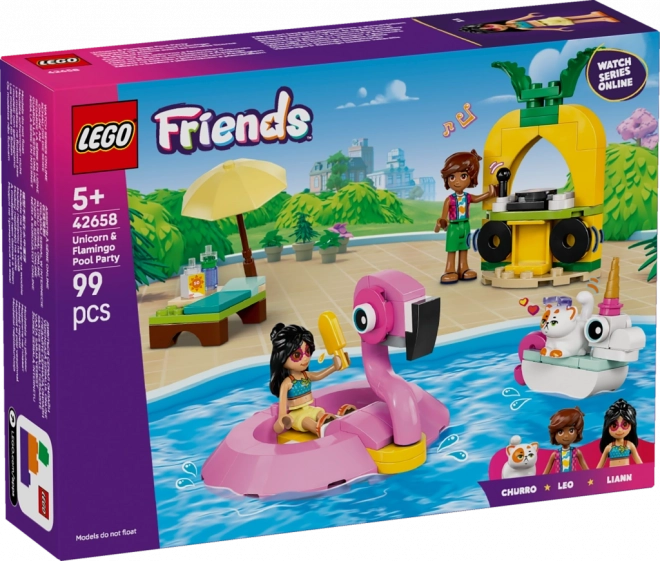 Lego Friends Poolspaß mit Einhorn und Flamingo