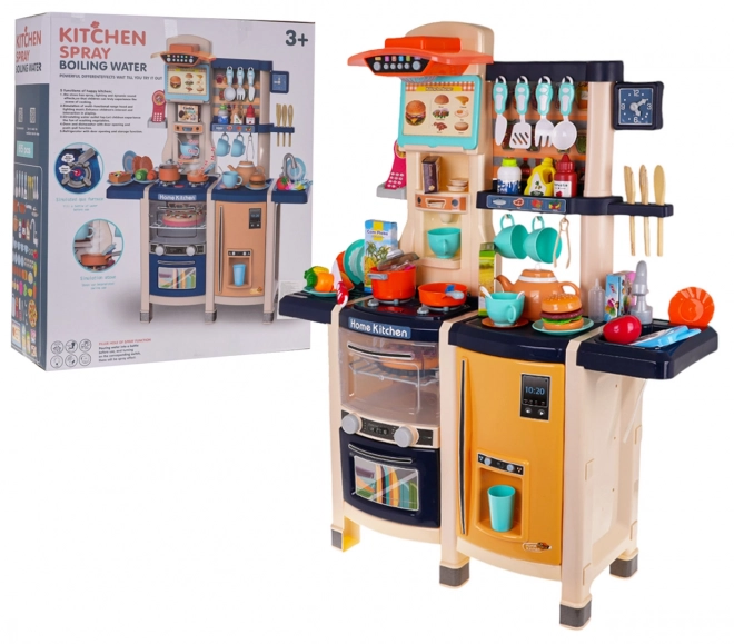 Interactive Kitchen Set with Light and Sound Blue