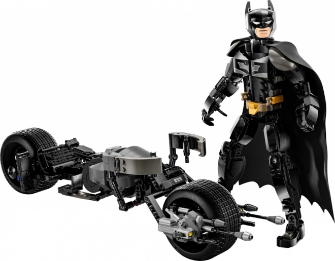The Dark Knight with batcycle