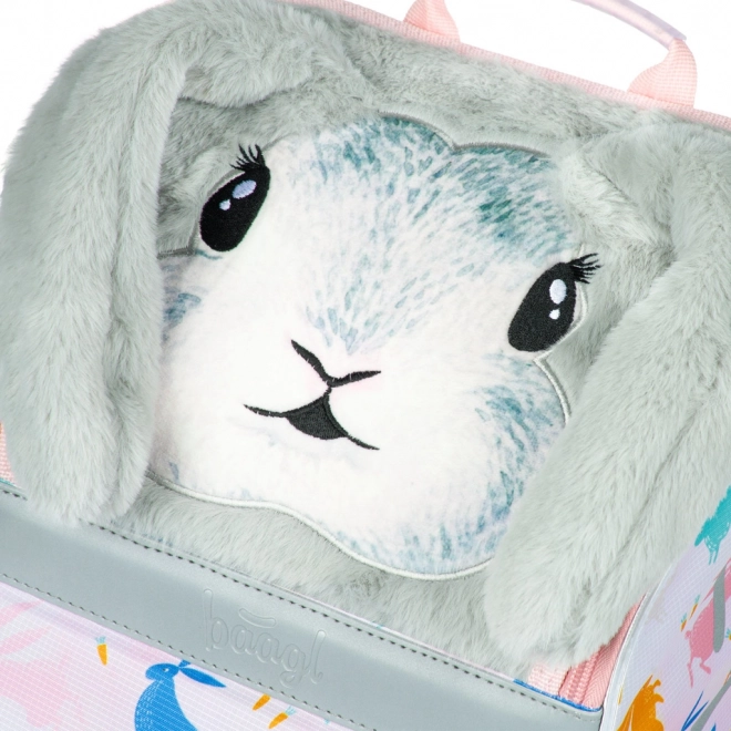 Baagl School Backpack Zippy Bunny