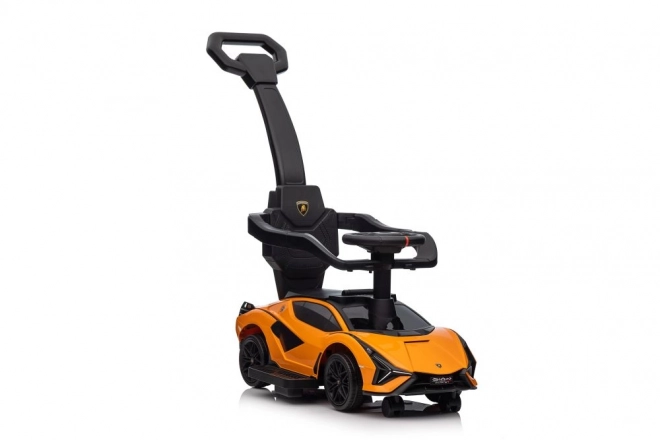 Ride-On Car with Push Handle Orange