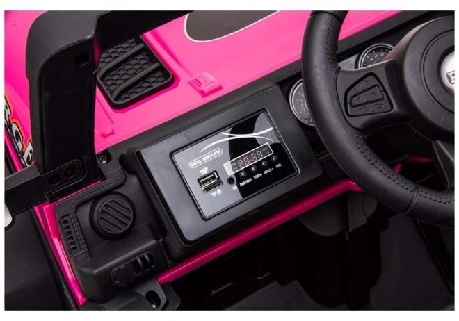 Pink Electric Ride-On Car