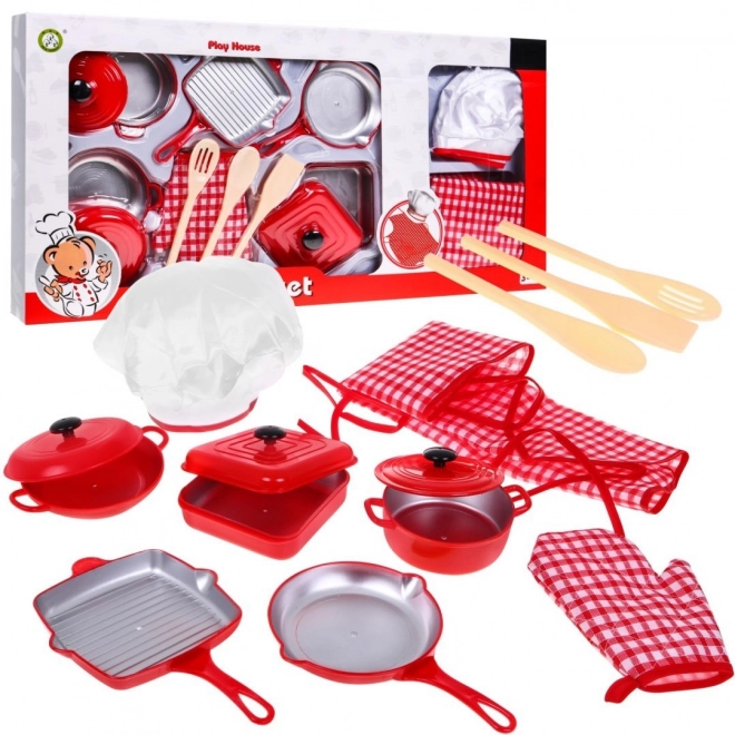 Red Chef Playset for Kids