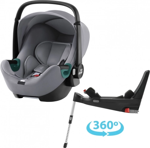 Seggiolino auto per neonati BABY-SAFE 3 i-Size + base FLEX BASE 5Z, Frost Grey