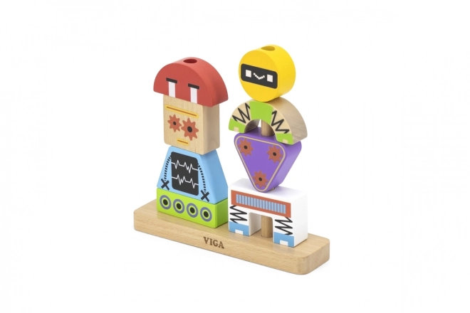 Wooden Building Set - Robot