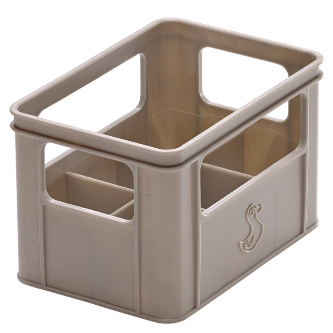 Bottle Storage Box Grey Charm