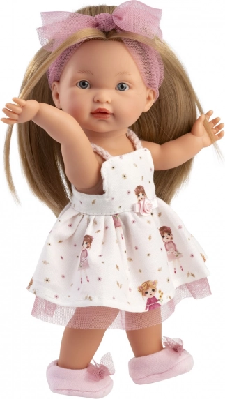 Realistic Doll Llorens Valeria with Full Vinyl Body - 28 cm