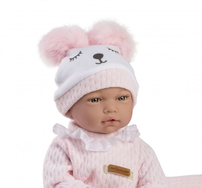 Guca 959 ANDREA - realistische baby-pop met geluiden en zachte stoffen lichaam - 38 cm