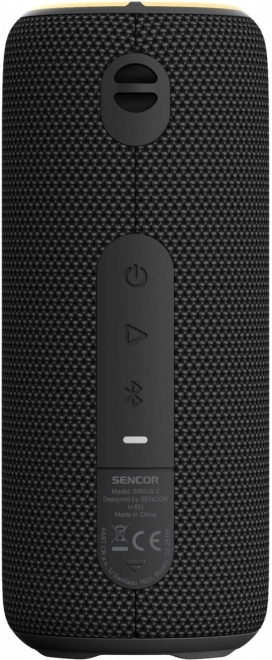 Altoparlante Bluetooth senza fili Sencor Sirius 2 con illuminazione LED e funzione TWS