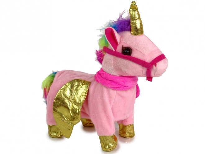 Interactive Pink Pony with Golden Wings