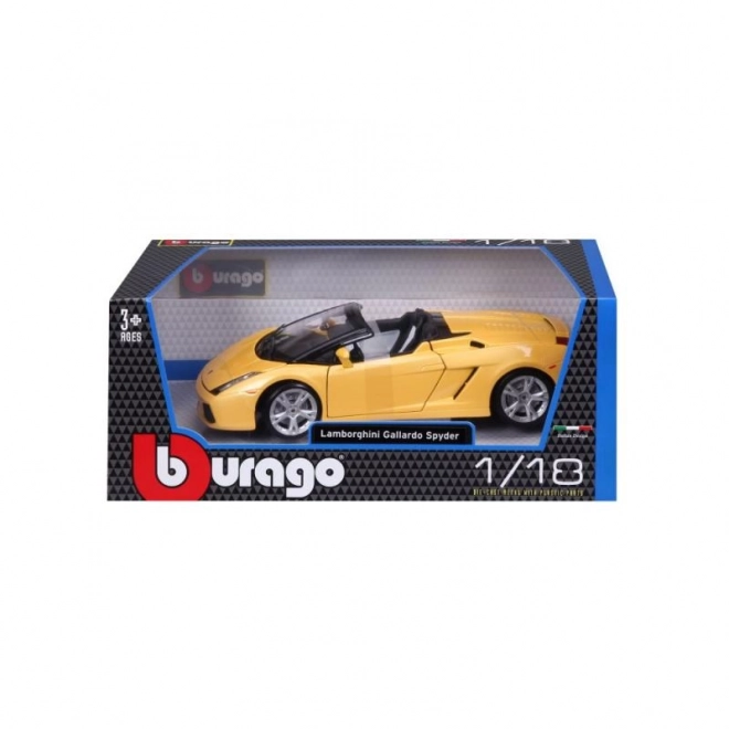 Bburago Lamborghini Gallardo Spyder Model Car