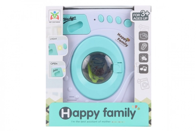 Interactive Battery-Operated Toy Washing Machine