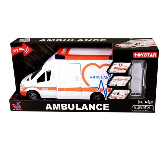 Rescue Ambulance Toy with Sound and Light