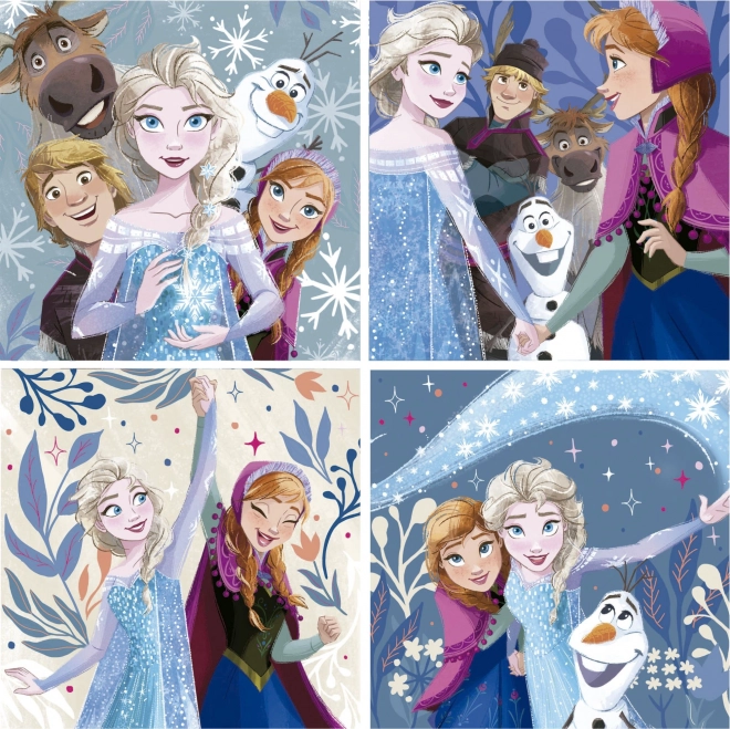 Frozen EDUCA Progressive Puzzle Set