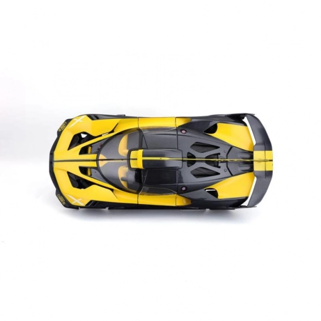 Bburago Bugatti Bolide Yellow/Black Model Car