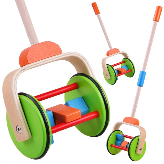 Wooden Push Toy Roller for Toddlers