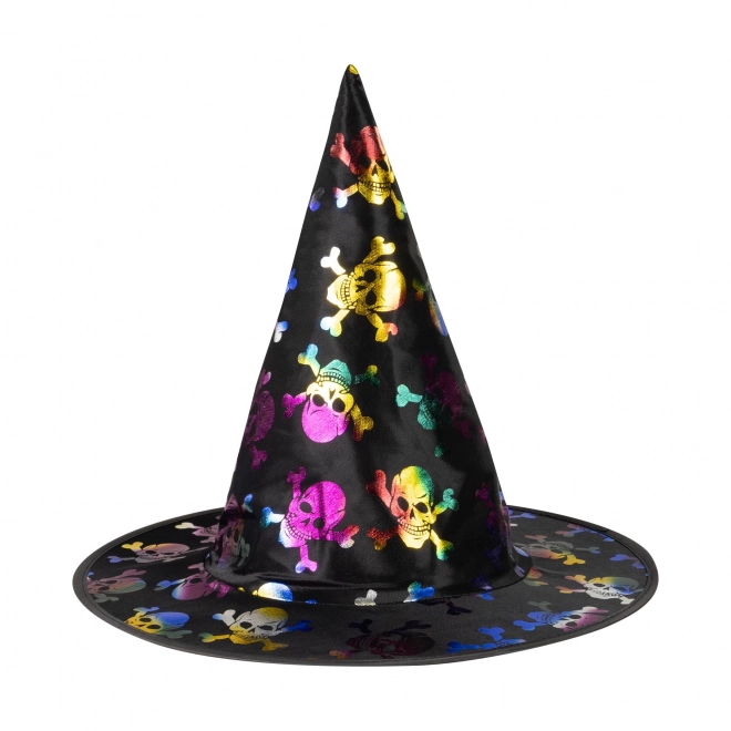 Children's Wizard Hat with Skulls