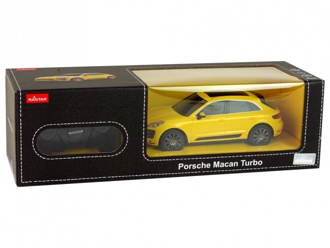 Remote Control Porsche Macan Turbo Yellow