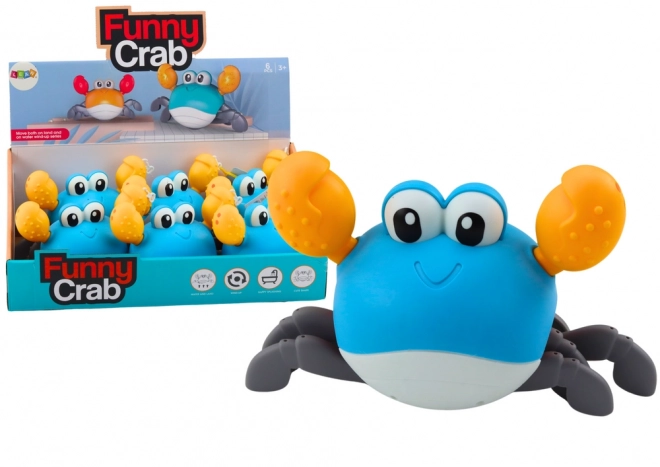 Wind-up Blue Crab Bath Toy