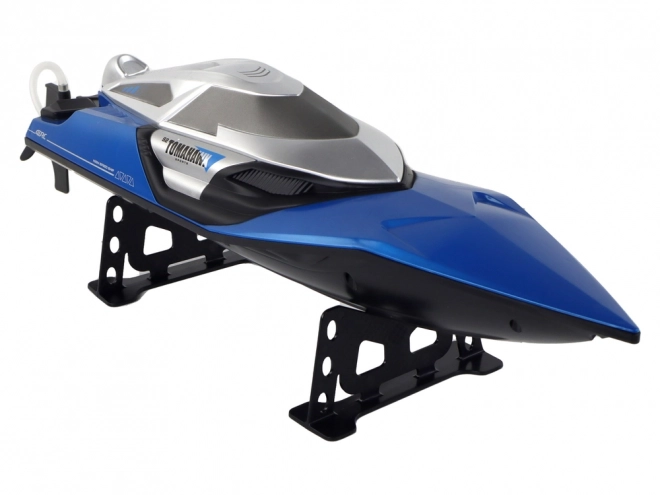 R/C Speed Boat with Lights 30 km/h Blue