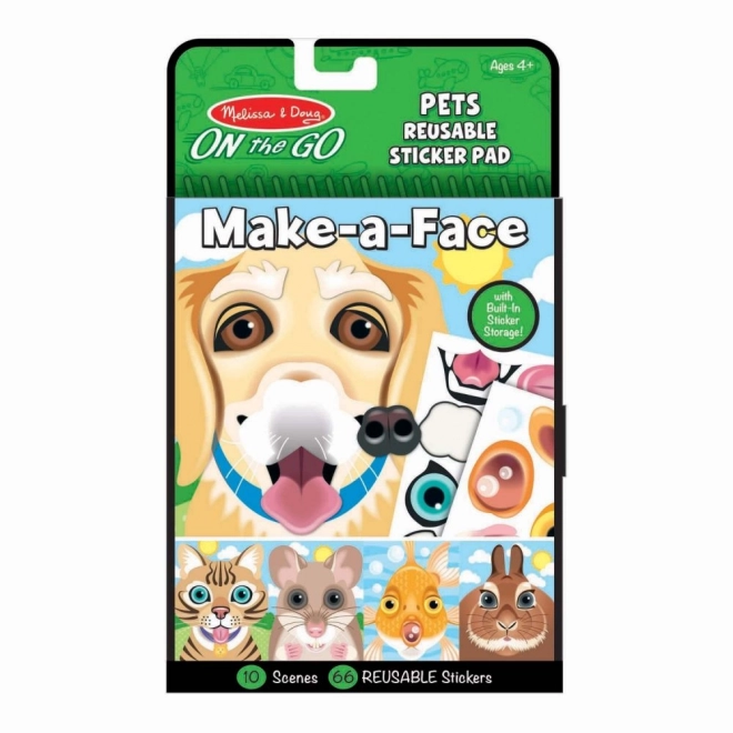 Reusable Animal Sticker Set