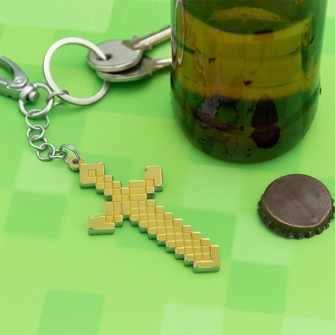 Minecraft Sword Keychain & Bottle Opener