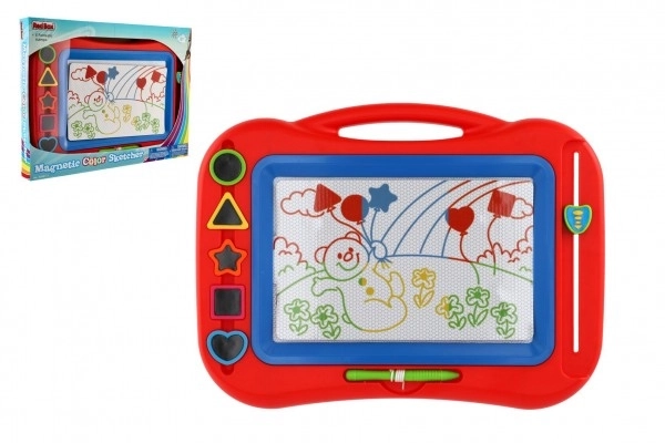 Colorful Magnetic Drawing Board with Stamps