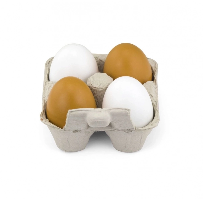 Wooden Egg Set with Carton