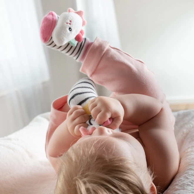 Rattling Unicorn Baby Socks