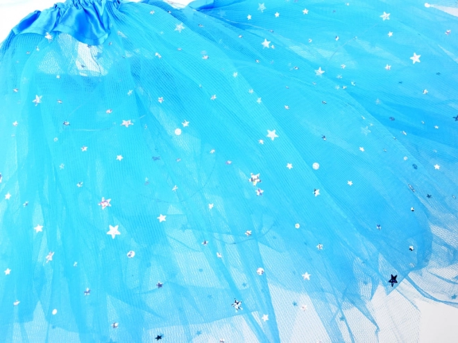 Blue Fairy Costume with LED Wings