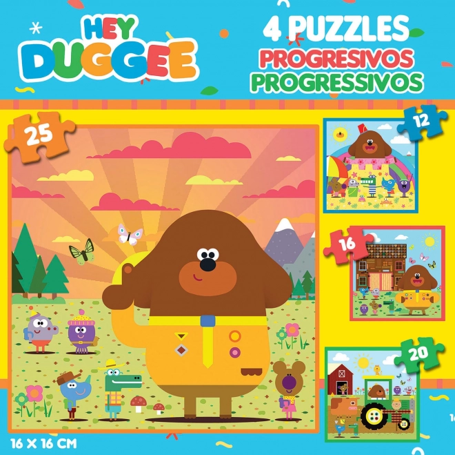 Hey Duggee Progressive Puzzle Set