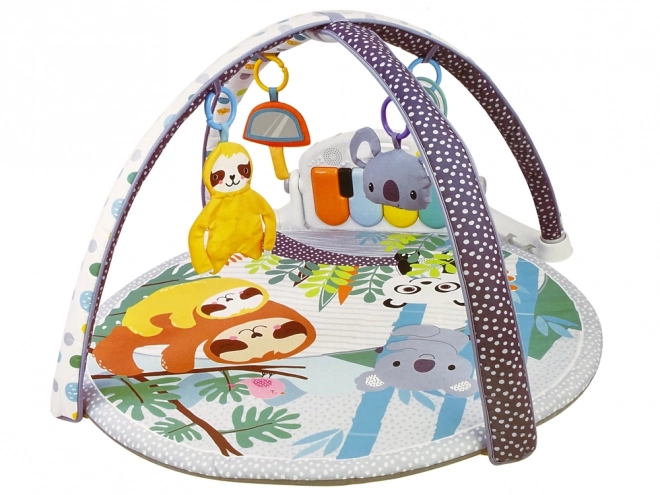 Educational Koala Baby Play Gym with Piano and Hanging Toys