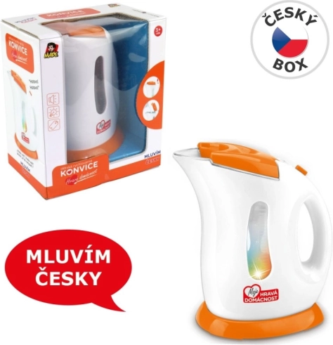Waterkoker op batterijen 21 cm – spreekt Tsjechisch