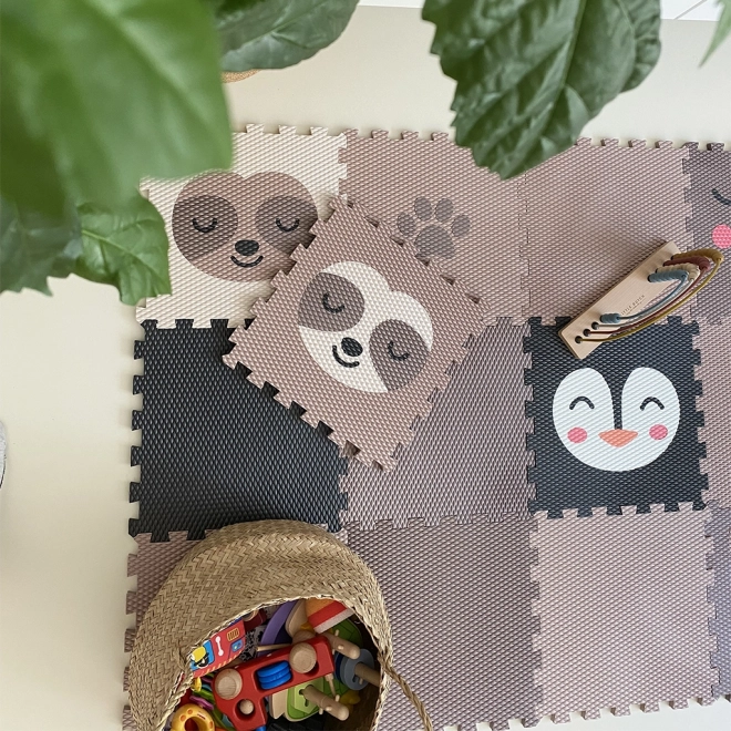 Brown Sloth Puzzle Mat