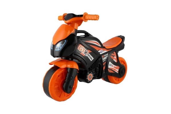 Balance Bike Orange-Black Plastic