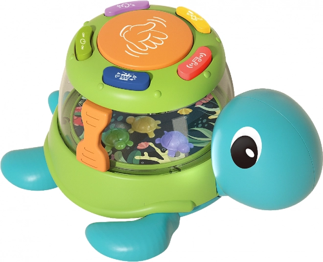 Light and Sound Turtle Drum Toy