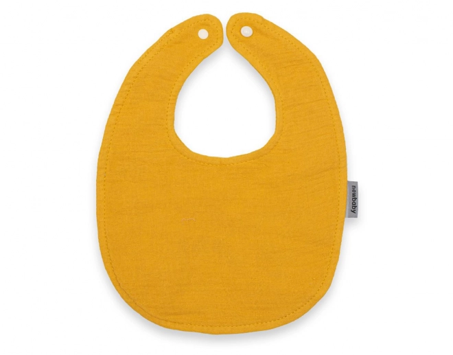 Muslin Baby Bib in Mustard