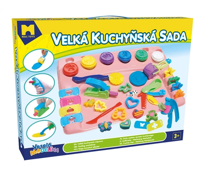 Big Kitchen Play Dough Set with Mat