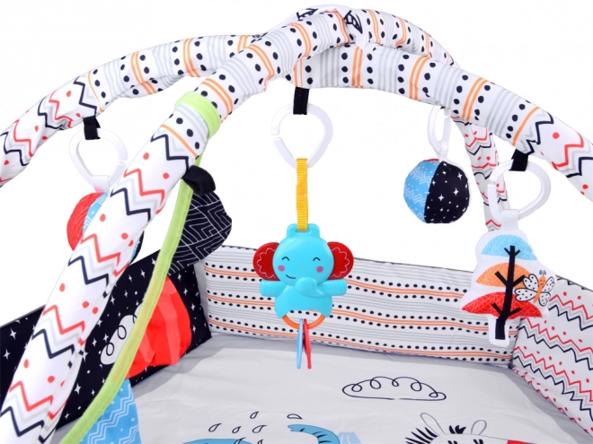 Contrast Baby Activity Mat with Balls