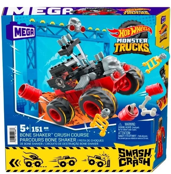 Hot Wheels Monster Trucks Bone Shaker Stunt Set